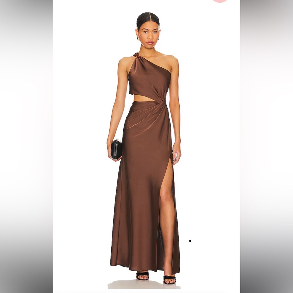 MISHA - Kristin Gown in Umber Brown